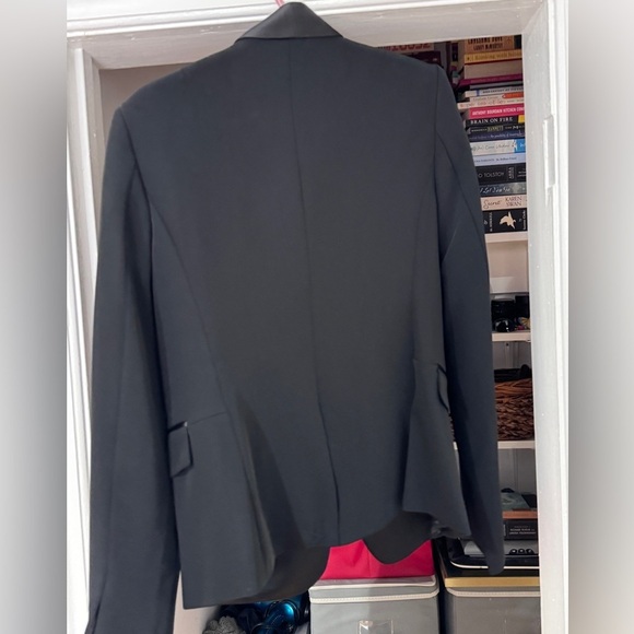 🥂Elegant Vintage Ladies Victoria’s Secret Black Tuxedo Style Suit Jacket Size 12 - Picture 7 of 16